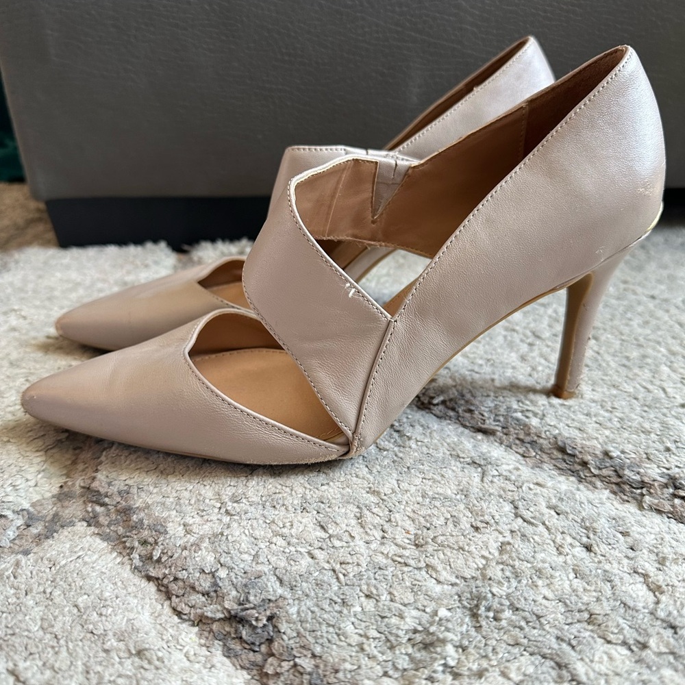 Calvin Klein Nude Heels